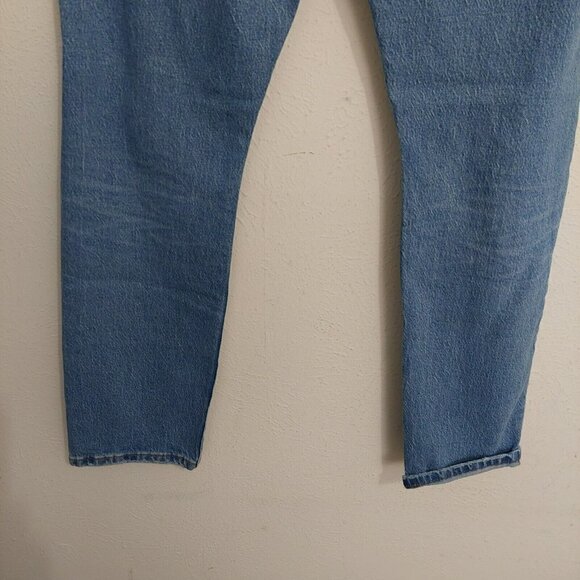 Levi's 501 Original High Rise Straight Fit Signature Button Fly Jeans 28x30 - Picture 7 of 7
